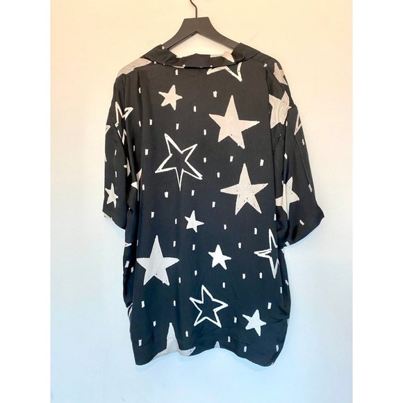 Palm Angels Night Sky Bowling Shirt Star Print Logo Button Up Matching Set - Picture 12 of 12